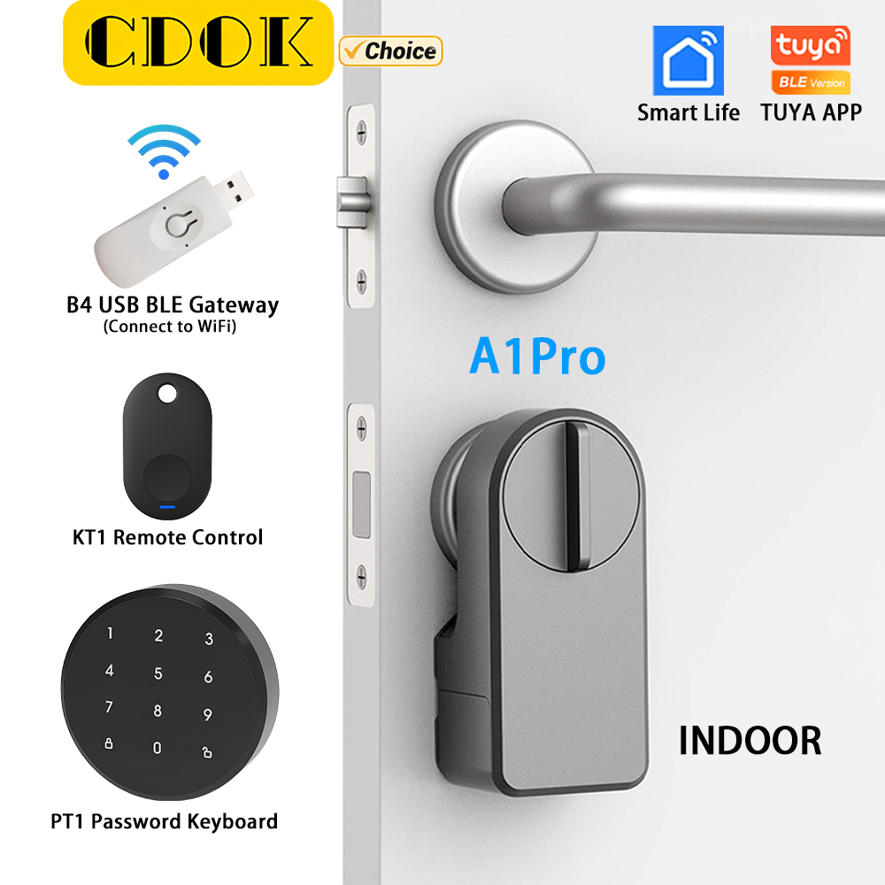 Smart Garden Gate Lock - CDOK A1Pro Tuya Bluetooth Smart Lock