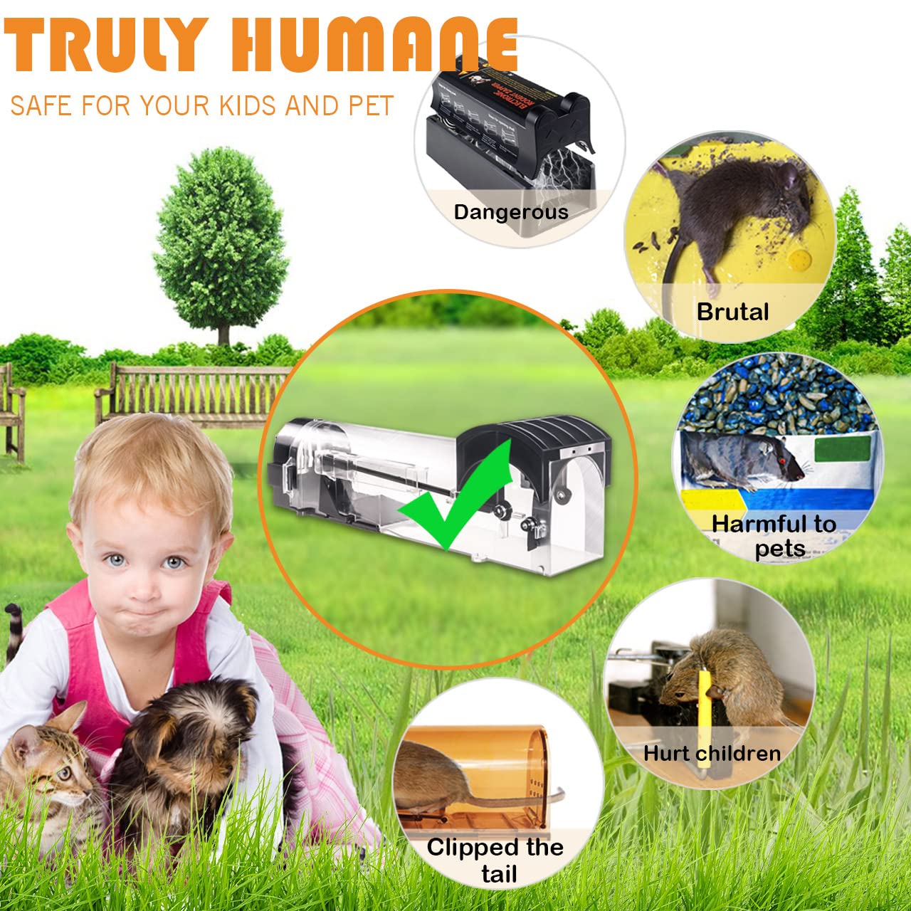 Safe Firm Humane Reusable Plas - Smart Garden Indoor 评论和价格