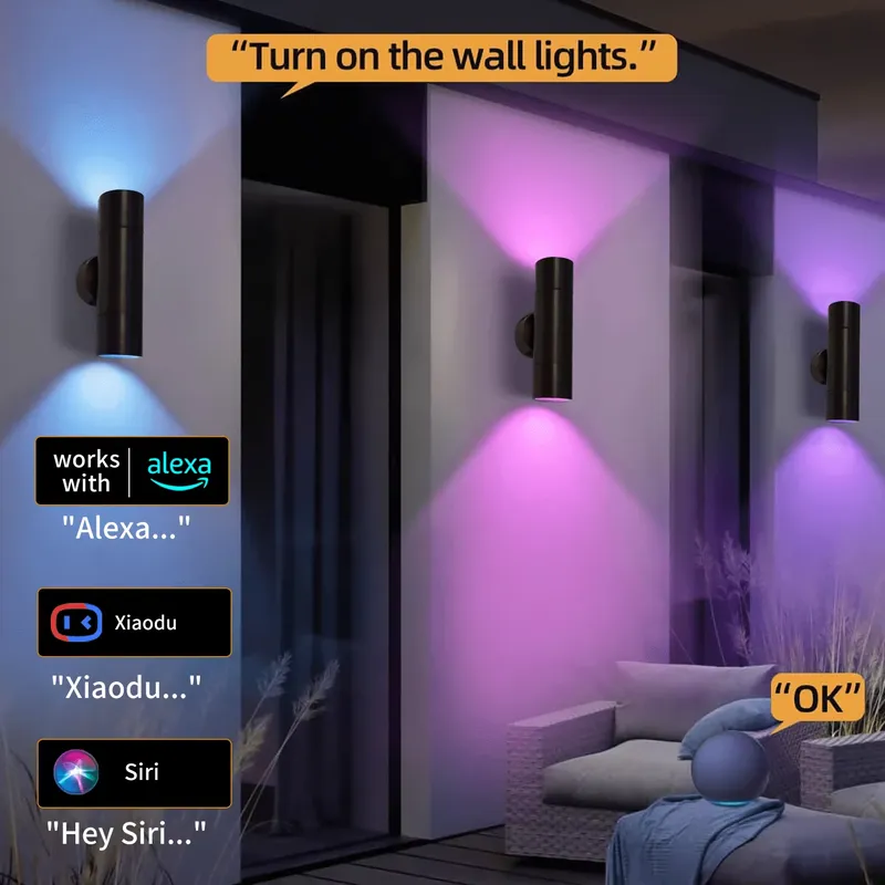 Durable Brass Outdoor LED Wall - Smart Led Garden 评论和价格