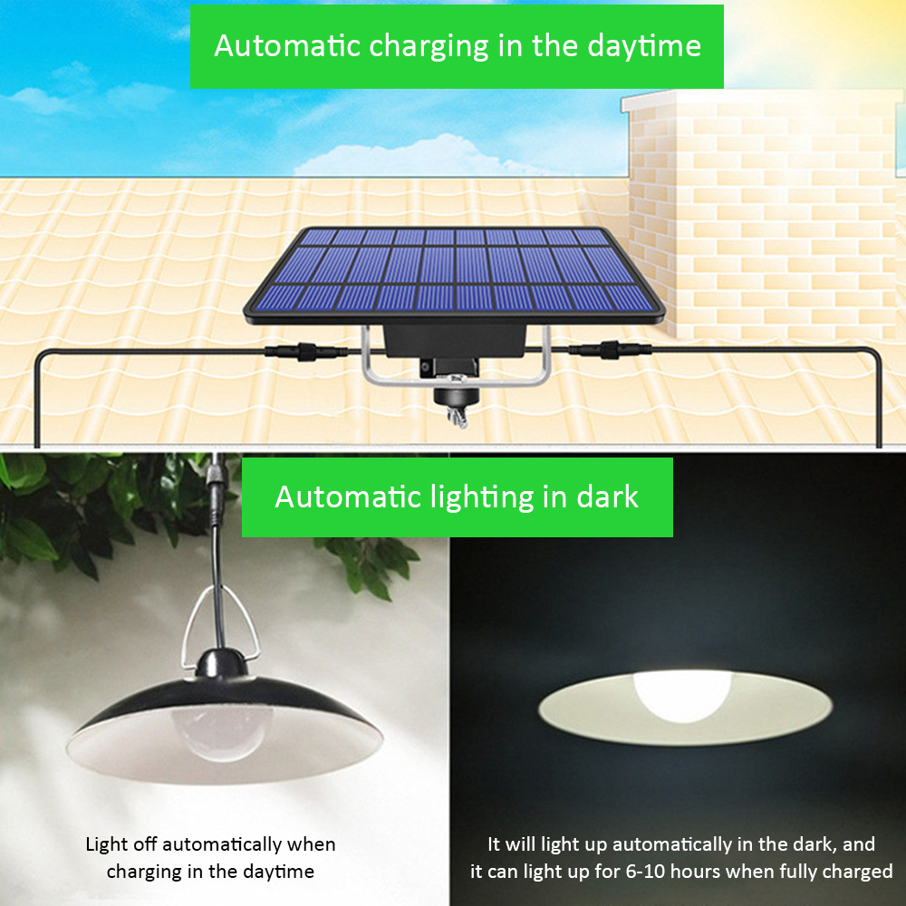 Double Head Solar Pendant Ligh - Smart Garden Sheds 评论和价格
