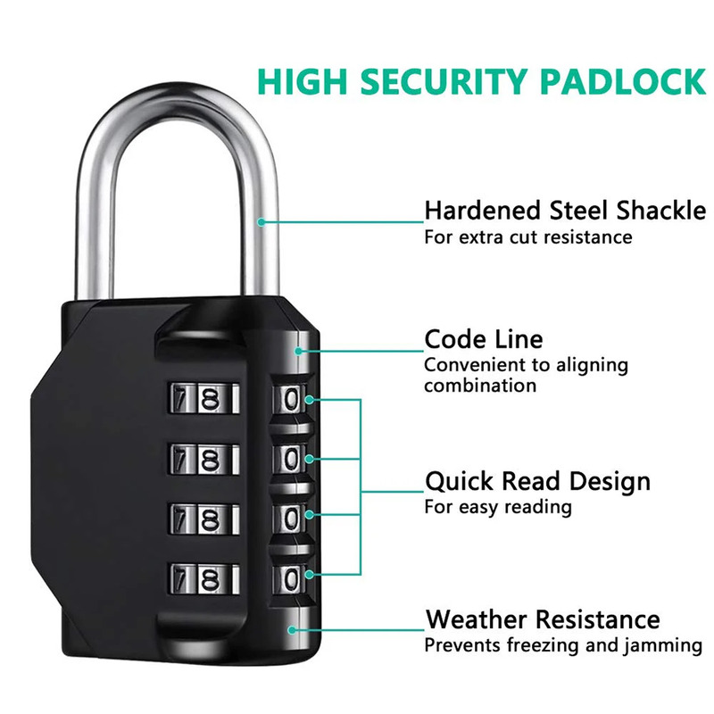 Outdoor Security Combination P - Smart Garden Gate Lock 评论和价格