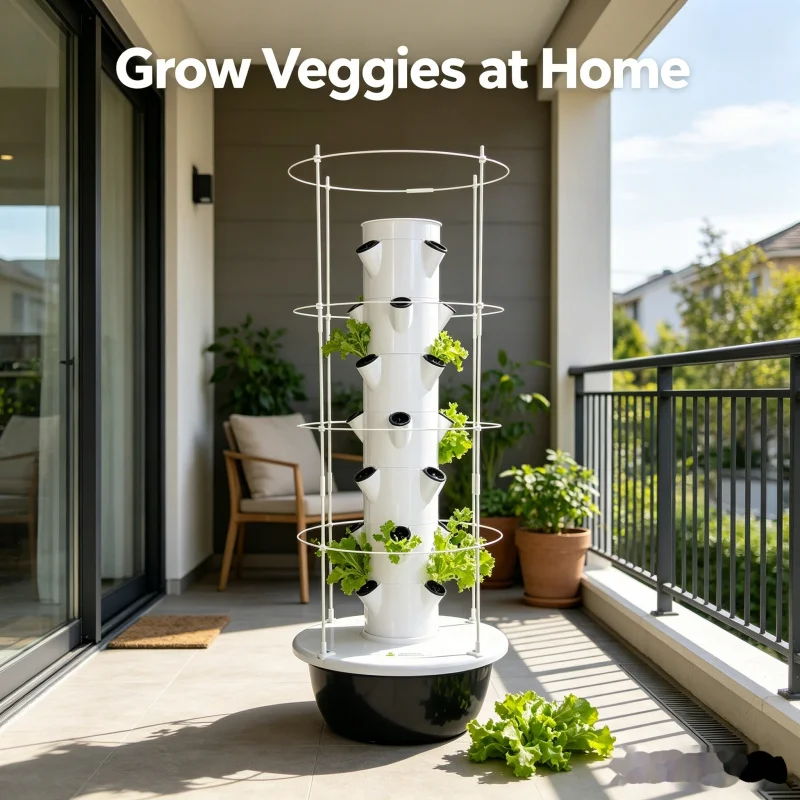 Smart Vertical Hydroponic Towe - Smart Garden Indoor 评论和价格