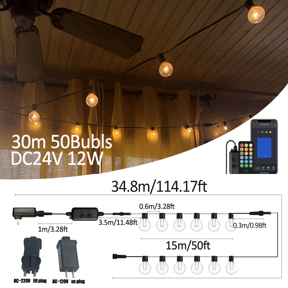 G40 Smart Outdoor DIY LED Stri - Smart Led Garden 评论和价格