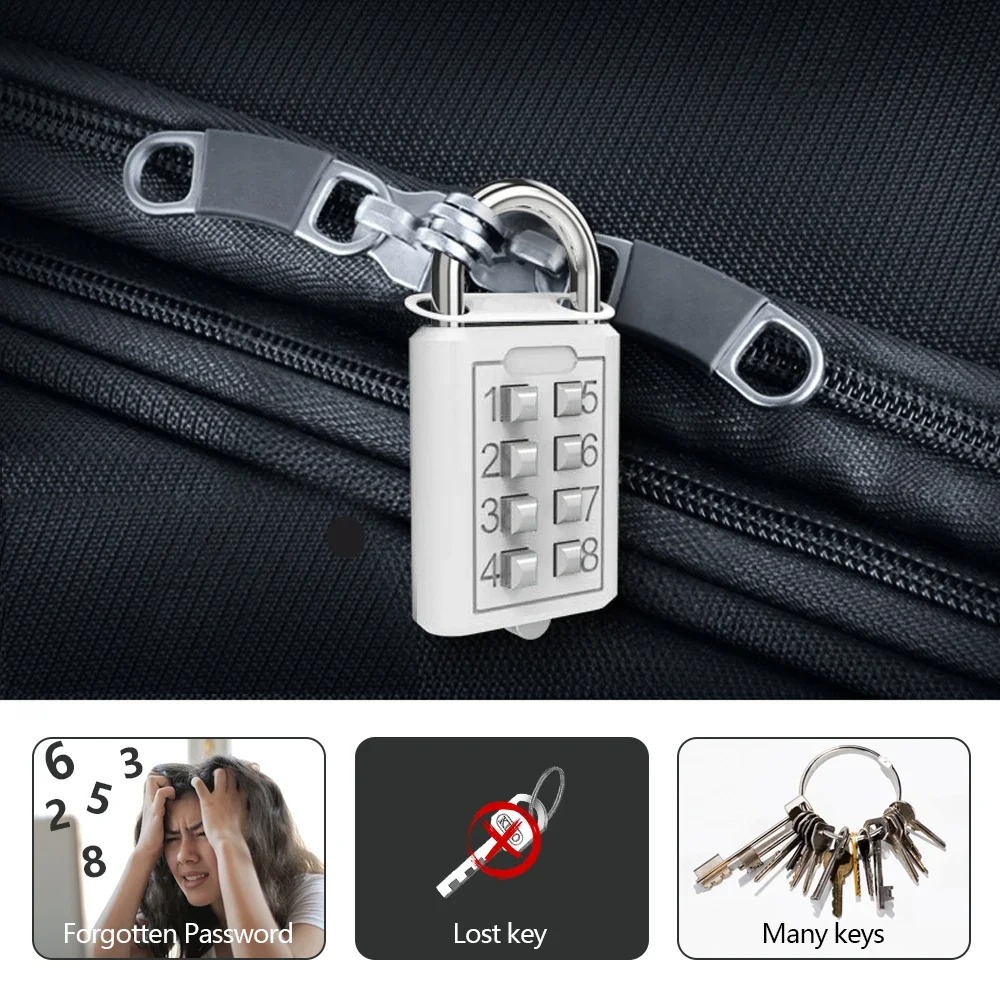8-digit Combination Outdoor Bu - Smart Garden Gate Lock 评论和价格