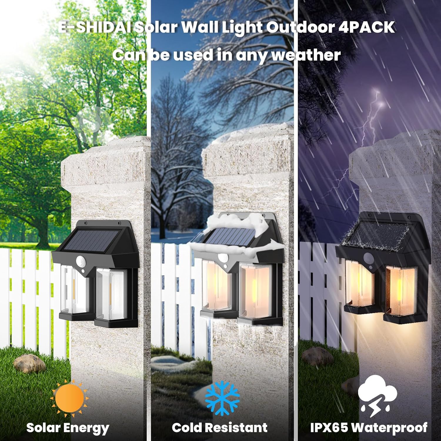 Solar Powered Wall Light Vinta - Smart Led Garden 评论和价格