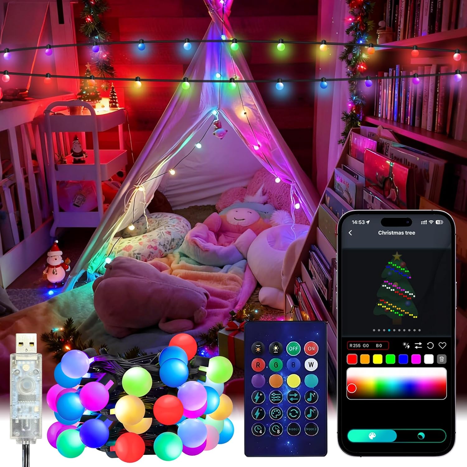 Smart Globe String Lights 5/10 - Smart Led Garden 评论和价格
