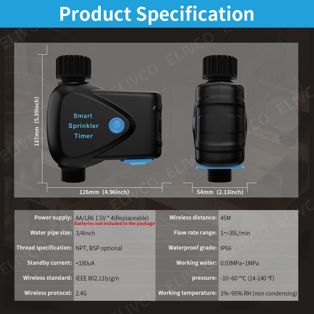 Tuya WiFi Smart Water Device w - Smart Garden Water 评论和价格