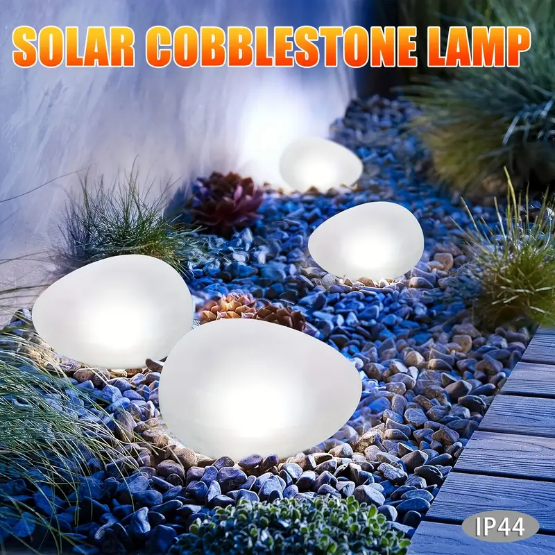 1/2Pack Solar Pebble Lights –  - Smart Led Garden 评论和价格