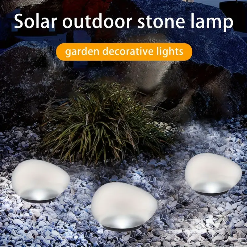 1/2Pack Solar Pebble Lights –  - Smart Led Garden 评论和价格