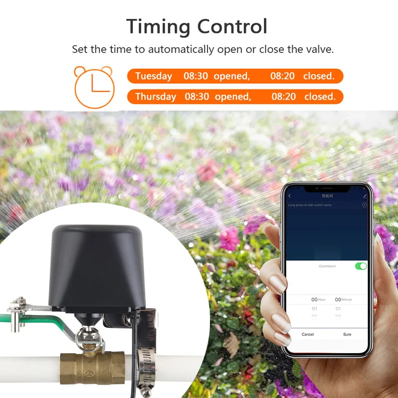Smart WiFi Water Valve Zigbee  - Smart Garden Water 评论和价格