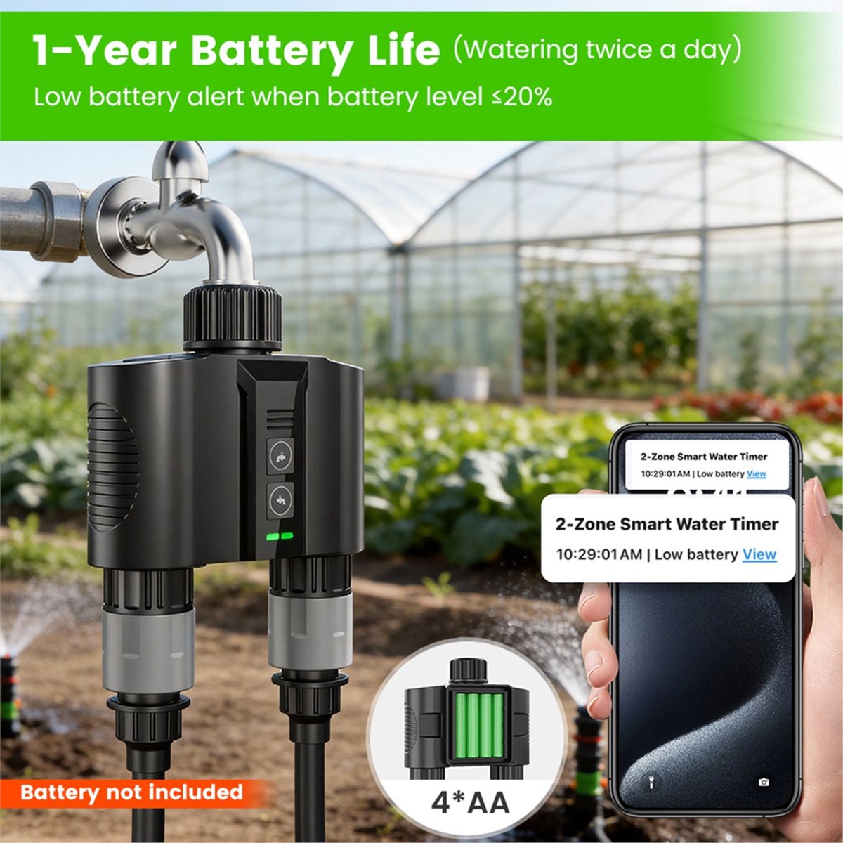 Y17A 1 Set WiFi Water Timer fo - Smart Garden Water 评论和价格