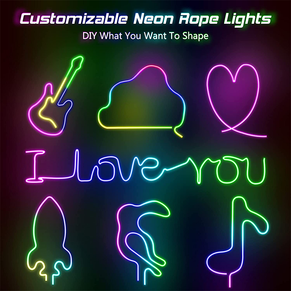 RGBIC LED Neon Strip 12V 96LED - Smart Led Garden 评论和价格