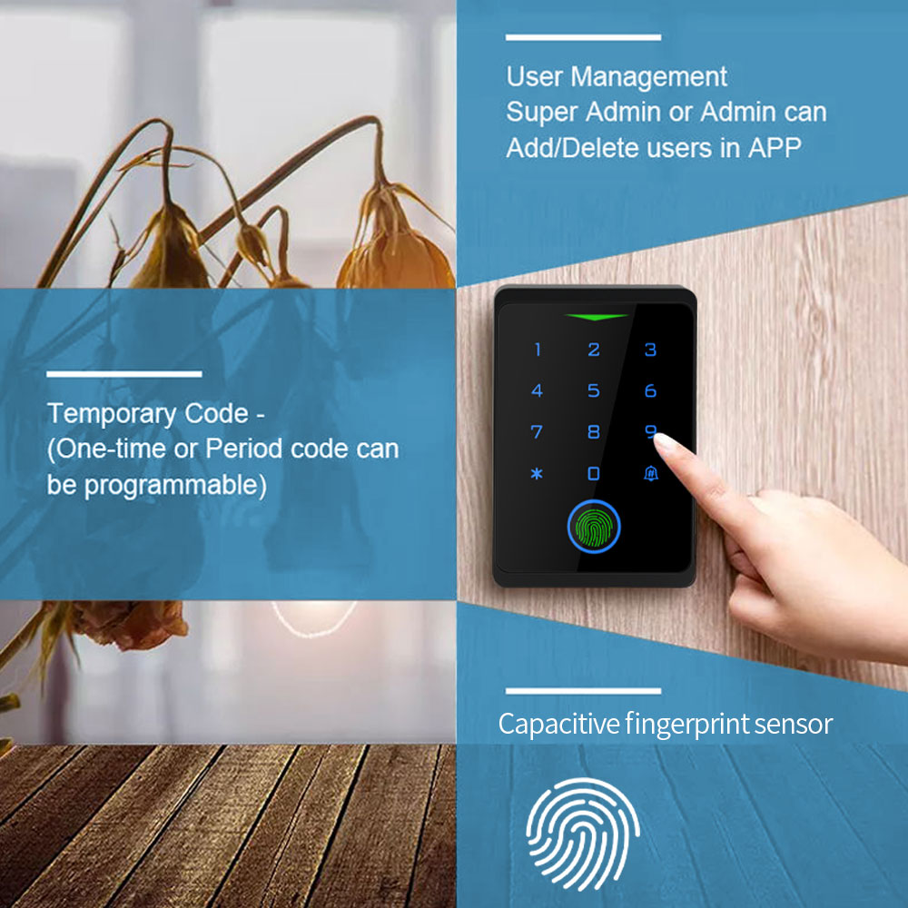 Tuya WIFI Fingerprint Access C - Smart Garden Gate Lock 评论和价格