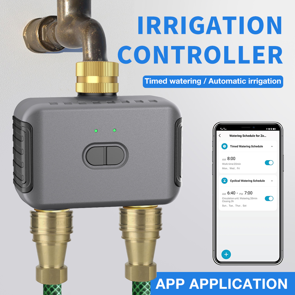 Tuya 2 Zone Watering Timer Gar - Smart Garden Water 评论和价格